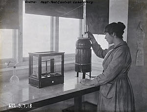 10318470
&copy; Science Museum Archive
Woman worker, Gretna munitions factory, Scotland, 1918.