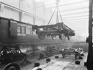 10444474
&copy; National Railway Museum
Wagon manufacture at Newton Heath works, 25 February 1927.