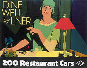 10173478
'Dine Well by LNER', LNER poster, 1935.