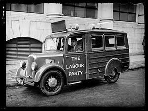 10462480
&copy; NMeM Daily Herald Archive
New Labour loudspeaker van for rural areas, 1939.