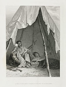 10425581
© Science Museum Library
‘A Medicine Man Administering to a Patient’, North America, 1857. 10425581
© Science Museum Library
‘A Medicine Man Administering to a Patient’, North America, 1857.