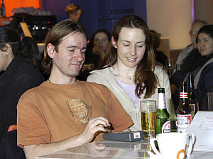10447781
&copy; Science Museum
Participants at the �Sinful Things� evening, Dana Centre, London, 2004.