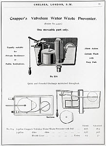 10183182
&copy; Science Museum
Crapper's valveless water waste preventer, 1902.