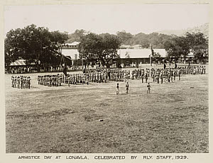 10446182
&copy; National Railway Museum
Armistice Day, Lonavla, India, 11 November 1929.