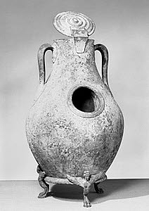 10182387
Replica of a copper and bronze Roman water-