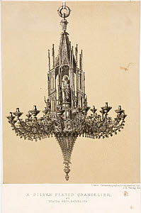 10422088
&copy; Science Museum Pictorial
Chandelier, Spain, 1862-1863.