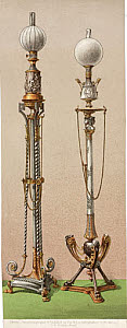 10422090
&copy; Science Museum Pictorial
Gas lamps, 1862-1863.