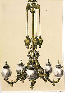 10422091
&copy; Science Museum Pictorial
Chandelier, 1862-1863.