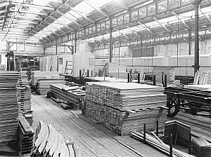 10444497
&copy; National Railway Museum
Timber at Newton Heath works, Greater Manchester, c 1927.