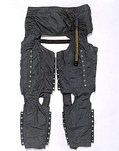 10327198
&copy; Science Museum
Anti-G flying suit, MK4A, 1950.