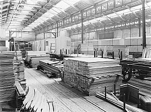 10444498
&copy; National Railway Museum
Wood at Newton Heath Carriage works, Greater Manchester, c 1926.
