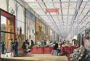 10321004
&copy; Science Museum Library
Mining stand at the Great Exhibition, Crystal Palace, London, 1851.