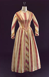 10455405
&copy; Science Museum
Plaid wool dress, British, c 1845.