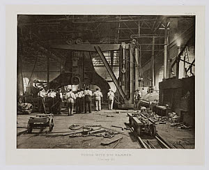 10423707
&copy; Science Museum Library
�Forge with Big Hammer�, 1902.