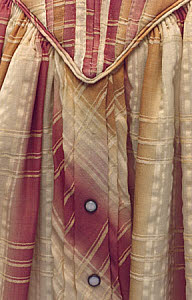 10455407
&copy; Science Museum
Plaid wool dress, British, c 1845.