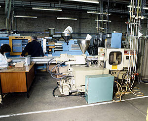 10284213
&copy; Science Museum
Automic 'Negri Bossi' injection moulding machines, c 1985.