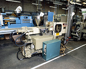 10284217
&copy; Science Museum
Automic 'Negri Bossi' injection moulding machines, c 1985.