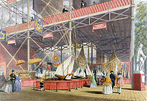 10317317
&copy; Science Museum Library
Area representing India at the Great Exhibition, Crystal Palace, London, 1851.