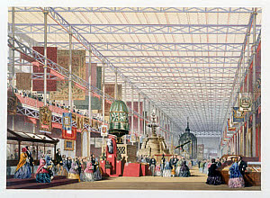 10317320
&copy; Science Museum Pictorial
The British Nave at the Great Exhibition, Crystal Palace, London, 1851.