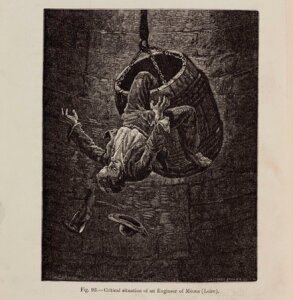 10439420
&copy; Science Museum Library
�Critical situation of an Engineer of Meons (Loire)�, 1869.