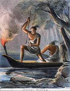 10320722
&copy; Science Museum Pictorial
'Indians Fishing', c 1845.
