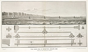 10419224
�The Chain Pier at Brighton, January 1825�.