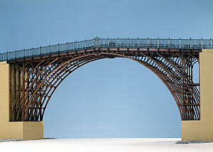 10319926
&copy; Science Museum
Model of Iron Bridge, Coalbrookdale, Shropshire, 1779.
