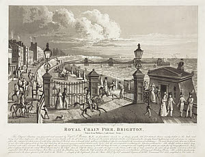 10418329
�Royal Chain Pier, Brighton�, Sussex, 1824.