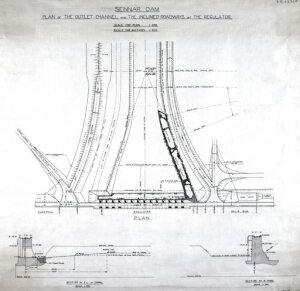 10307632
&copy; Science Museum
Plan of the Sennar Dam, Sudan, 1925.