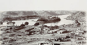10417935
&copy; Science Museum Pictorial
View of Aswan, Abu Simbel, Egypt, 1900-1901.