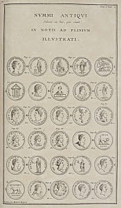 10415741
&copy; Science Museum Library
Roman coins, 1723.