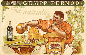 10460343
&copy; David Nathan-Maister
Absinthe Gempp Pernod, 1912.