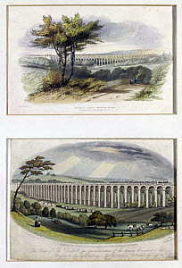 10302344
&copy; NRM - Pictorial Collection
�The Great Viaduct, Brighton Railway�, Sussex, 1841.