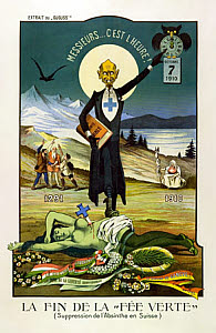 10460352
&copy; David Nathan-Maister
Absinthe prohibition in Switzerland, 1910.