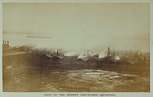 10464452
&copy; NMeM
�View of the Mersey Ironworks, Liverpool', 1863.