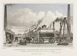 10418355
&copy; Science Museum Pictorial
Steam-engine manufactory and iron-works, Bolton, Lancashire, 1832.