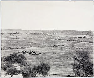 10417957
&copy; Science Museum Pictorial
�North side of dam�, Aswan, Egypt, September 1901.
