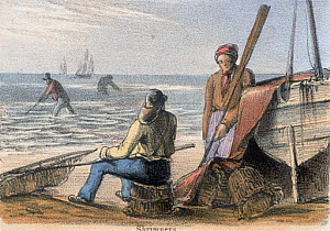10320658
&copy; Science Museum Pictorial
'Shrimpers', c 1845.