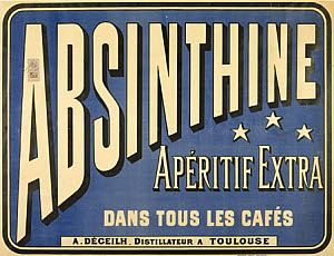 10460360
&copy; David Nathan-Maister
�Absinthine Aperitif Extra�, 1893.
