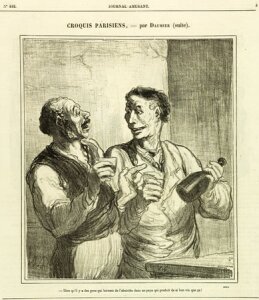 10460368
&copy; David Nathan-Maister
Absinthe cartoon, c 1890.