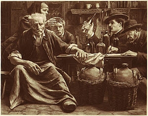 10460369
&copy; David Nathan-Maister
�L'Inquisition chez les bouilleurs de cru� 1904.