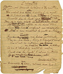 10460371
&copy; David Nathan-Maister
Green Goddess manuscript by Aleister Crowley, 1917.