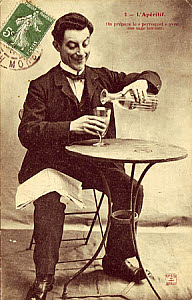 10460377
&copy; David Nathan-Maister
�L'Aperitif� postcard no 2, 1900.