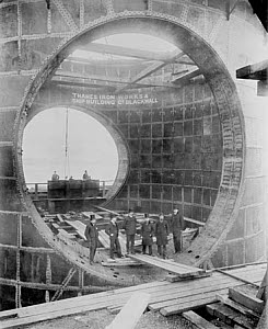 10313878
&copy; Science Museum
Construction of the Blackwall Tunnel, London, c 1895.