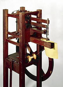 10226380
&copy; Science Museum
Thimonnier's chain-stitch sewing machine, 1830.