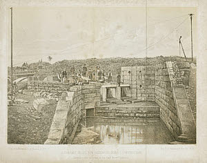 10417981
&copy; Science Museum Pictorial
�South Gate House, New Reservoir, during Construction�, New York, 1862.