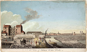 10417985
&copy; Science Museum Pictorial
'A view of Chelsea Water Works', 1750.