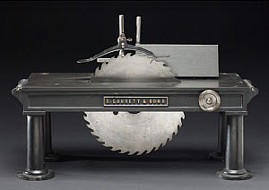 10446185
&copy; Science Museum
Model (1:4), of a Garrett saw bench, 1879.