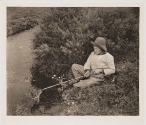 10453885
&copy; TBC / Royal Photographic Society
'The Stickleback Catcher', 1887.