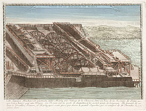 10417986
&copy; Science Museum Pictorial
View of the Marly machine, France, 18th century.